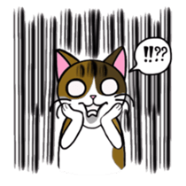 Chalie Calico cat sticker #8025239