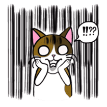 Chalie Calico cat sticker #8025239