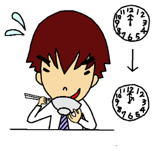 Life and work of the office worker sticker #8025351