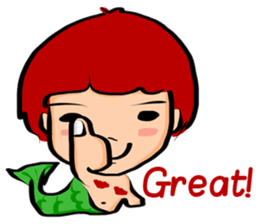 Bob Mermaid sticker #8025411