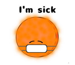 Hamukatsu-kun in English sticker #8025692