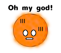 Hamukatsu-kun in English sticker #8025702