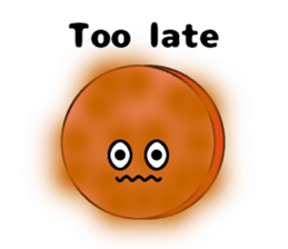 Hamukatsu-kun in English sticker #8025717