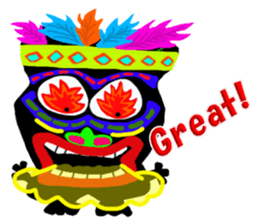 Native Hawaii man sticker #8025981