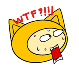 stupid man sticker #8026456