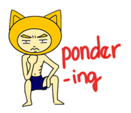 stupid man sticker #8026463