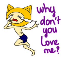 stupid man sticker #8026473