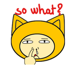 stupid man sticker #8026479