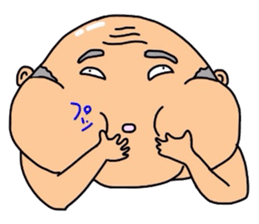 Middle_aged man of Kumamoto sticker #8026917