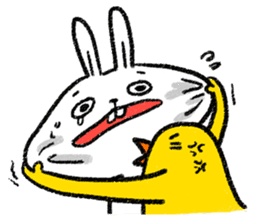 Lazy Rabbit & Mr.Chu 2 sticker #8027259