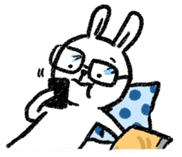 Lazy Rabbit & Mr.Chu 2 sticker #8027276