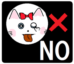 Series 5 Nyan's month of carefree cat. sticker #8027497