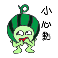 Watermelon guy sticker #8028474