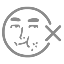 Non-displayable Man sticker #8028919