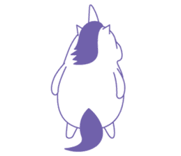Unny unicorn sticker #8029520