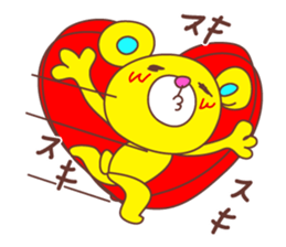 Cute Love Bear sticker #8029686