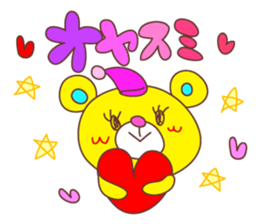 Cute Love Bear sticker #8029693