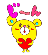 Cute Love Bear sticker #8029702