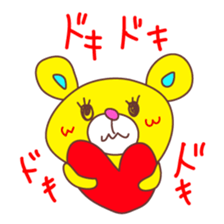 Cute Love Bear sticker #8029712