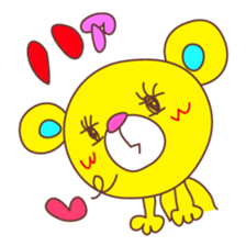 Cute Love Bear sticker #8029721