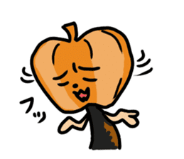Friends of ghost and pumpkin sticker #8029861