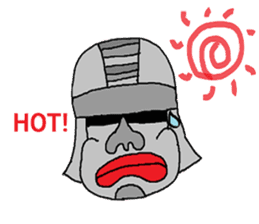 Big Head,Ormeca and Tall,Toltec culture sticker #8030204