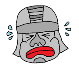 Big Head,Ormeca and Tall,Toltec culture sticker #8030206