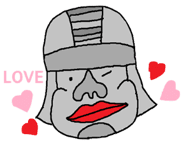 Big Head,Ormeca and Tall,Toltec culture sticker #8030216