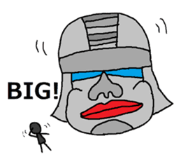 Big Head,Ormeca and Tall,Toltec culture sticker #8030217