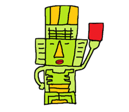 Big Head,Ormeca and Tall,Toltec culture sticker #8030226