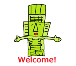 Big Head,Ormeca and Tall,Toltec culture sticker #8030228