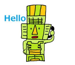 Big Head,Ormeca and Tall,Toltec culture sticker #8030236