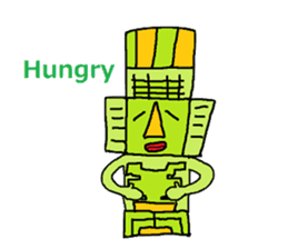 Big Head,Ormeca and Tall,Toltec culture sticker #8030241