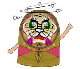 Matryoshka Masks sticker #8031519