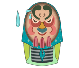 Matryoshka Masks sticker #8031526
