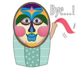 Matryoshka Masks sticker #8031529