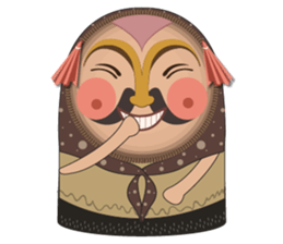 Matryoshka Masks sticker #8031536