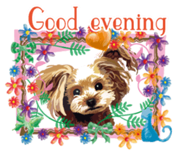 Dog Life 01 English version sticker #8031711