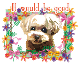 Dog Life 01 English version sticker #8031719