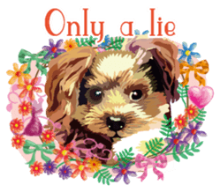 Dog Life 01 English version sticker #8031723