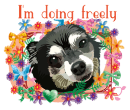 Dog Life 01 English version sticker #8031727