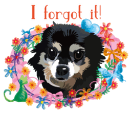 Dog Life 01 English version sticker #8031734