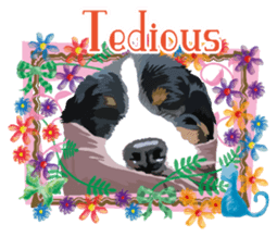 Dog Life 01 English version sticker #8031740