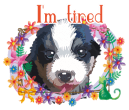 Dog Life 01 English version sticker #8031741