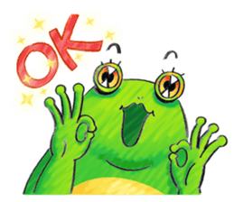 Gaga Penny Frog sticker #8031790