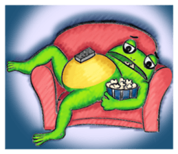 Gaga Penny Frog sticker #8031810