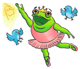 Gaga Penny Frog sticker #8031823