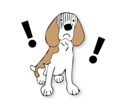 MIKIKO THE BEAGLE+DAIKICHI  THE PON+KYON sticker #8032044