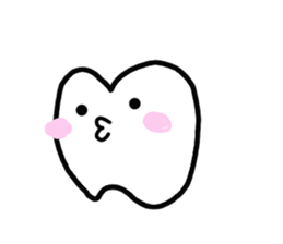 happy teeth so cute sticker #8032868