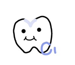 happy teeth so cute sticker #8032871